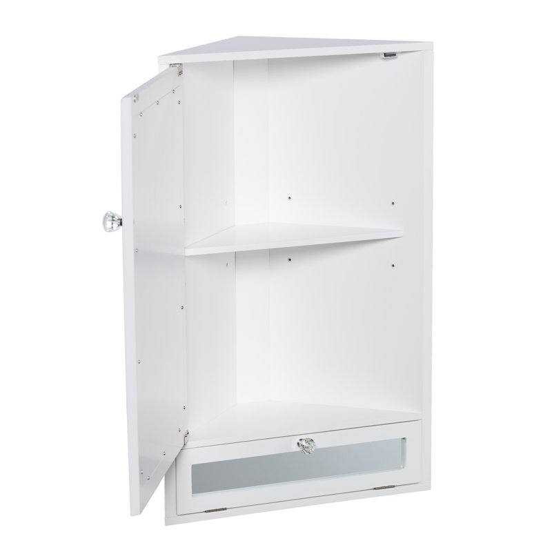 Red Barrel Studio Lipson 22" W x 34" H Corner Mount Medicine